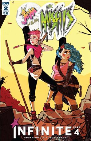 Jem and the Holograms: The Misfits: Infinite issue 2 Jenn St-Onge Cover
