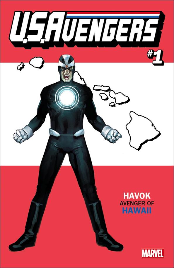 U.S.Avengers issue 1-ML Rod Reis Hawaii Cover
