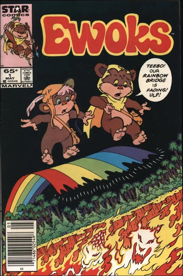 Ewoks issue 1-B Newsstand Cover