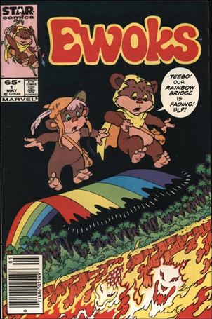Ewoks issue 1-B Newsstand Cover