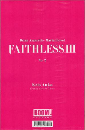 Faithless III issue 2-B Kris Anka Polybagged Erotic Cover
