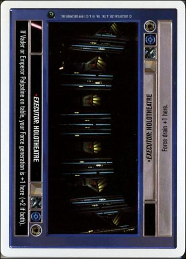 Star Wars: Dagobah Revised (Base Set) card 70 Executor: Holotheatre