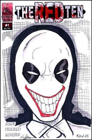 Red Ten issue 1-B Artist Edition Sketch Cover 1/25