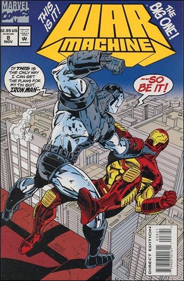 War Machine (1994) issue 8-B Unbagged Yellow Logo Edition