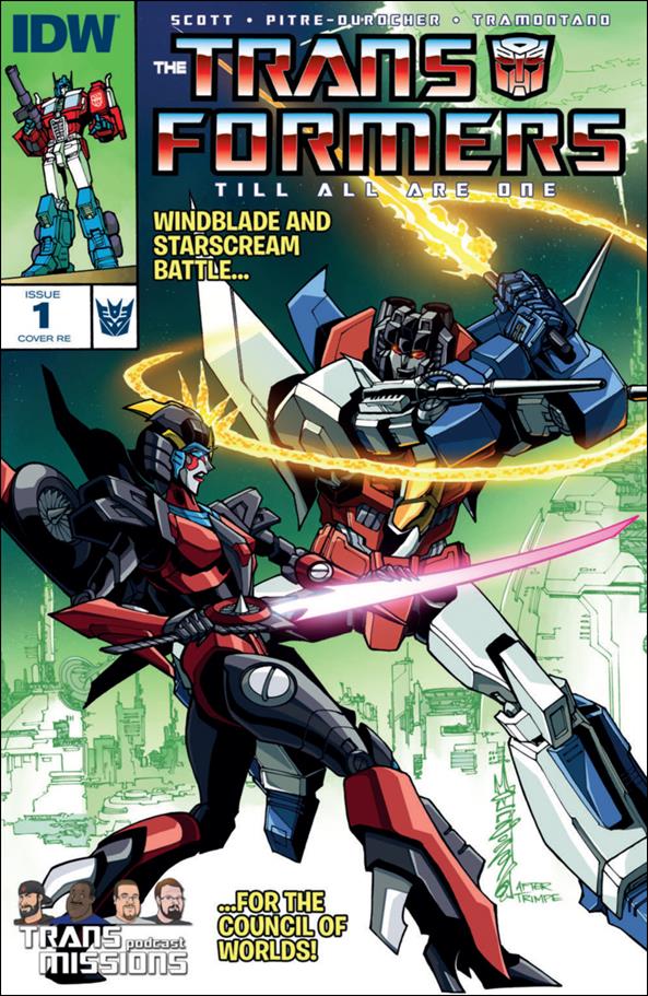 Transformers: Till All Are One issue 1-E Alex Milne Transmissions Podcast Cover
