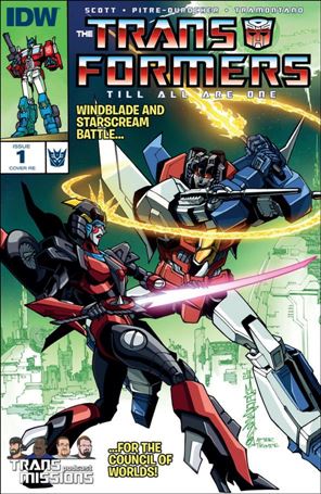 Transformers: Till All Are One issue 1-E Alex Milne Transmissions Podcast Cover
