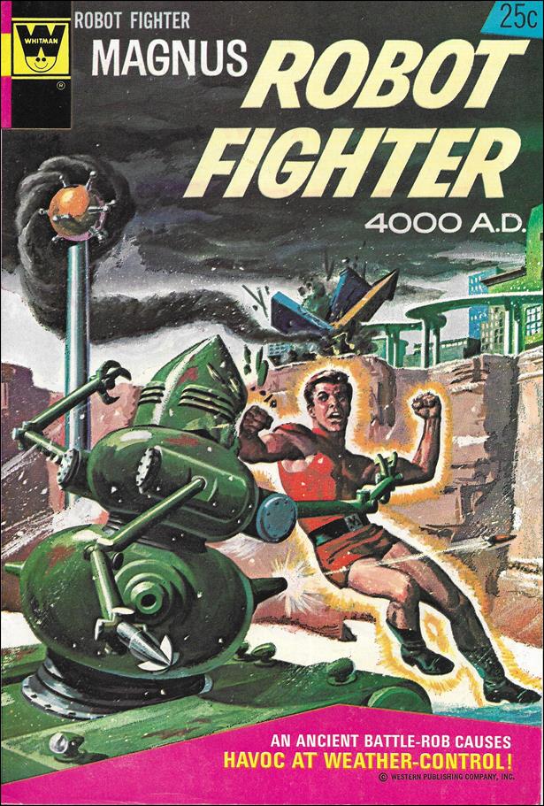 Magnus, Robot Fighter (1963) issue 36-B Whitman Cover