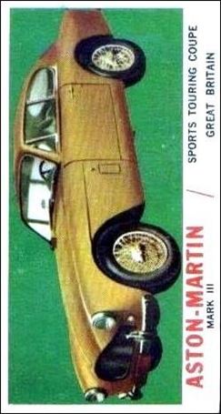 Sports Cars (1961) (Base Set) card 14 Aston-Martin Mark III