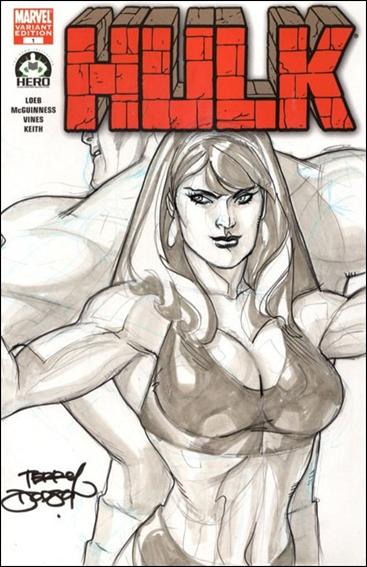 Hulk 100 (Hero Initiative) Cover Project issue 12 Terry Dodson Cover