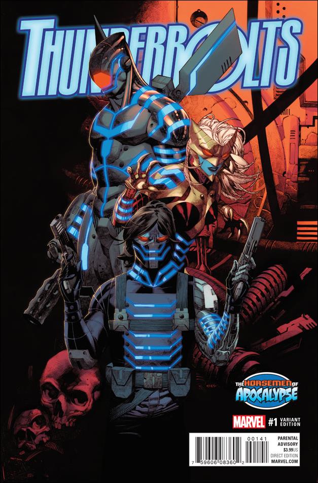 Thunderbolts (2016) issue 1-E Chris Stevens Horsemen of Apocalypse Cover