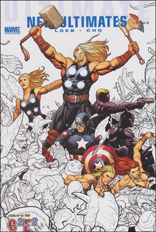 Ultimate New Ultimates issue 1-F Frank Cho C2E2 Cover