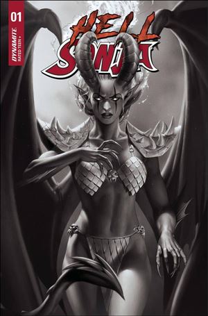 Hell Sonja issue 1-N Jung-Geun Yoon 1:20 Black & White Cover