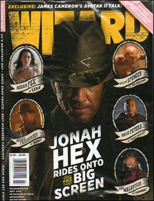 Wizard: The Magazine of Comics, Entertainment and Pop Culture issue 226 Jonah Hex Movie Cover