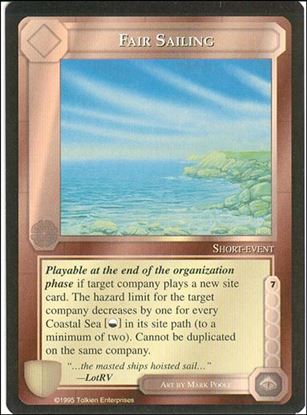 Middle-Earth: The Wizards (Base Set) card 150 Fair Sailing