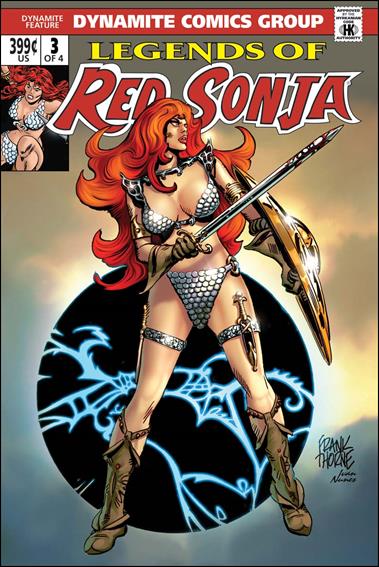 Legends of Red Sonja issue 3-B Frank Thorne Subscription Cover