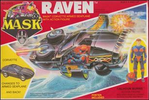 M.A.S.K.  (Vehicle and Figure Sets) figure 13 Raven (w/ Calhoun Burns)