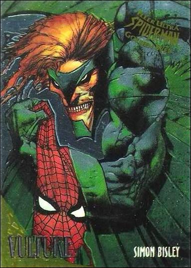 Fleer Ultra Spider-Man (Golden Web Subset) card 9 Vulture
