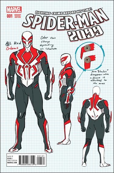 Spider-Man 2099 (2015) issue 1-B Kris Anka 1:20 Design Cover