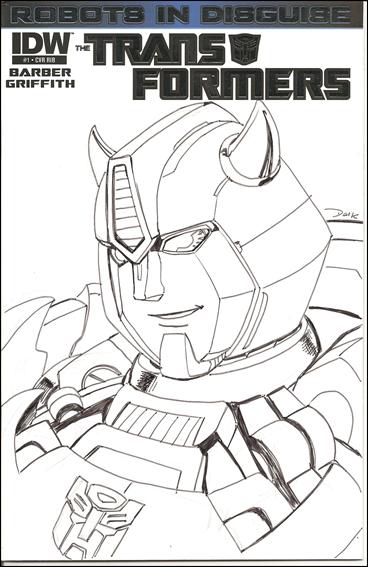 Transformers: Robots in Disguise (2012) issue 1-H Dan Khanna 1:50 Hand Drawn Sketch Cover