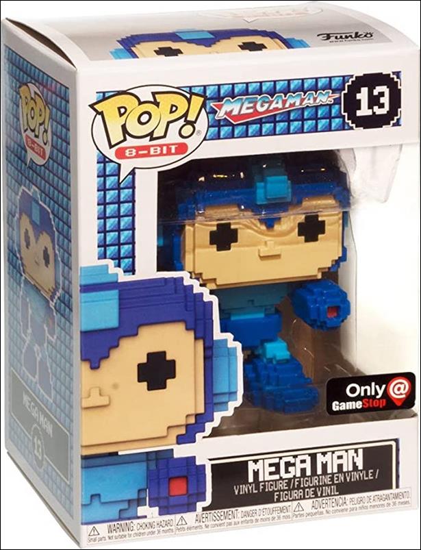 POP! 8-Bit figure 13 Megaman GameStop Exclusive