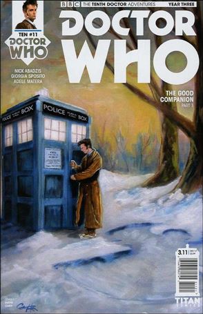 Doctor Who: The Tenth Doctor Year Three issue 11-C David Carr Cover 