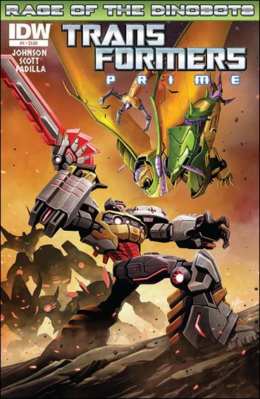 Transformers Prime: Rage of the Dinobots issue 4 Ken Christiansen Cover