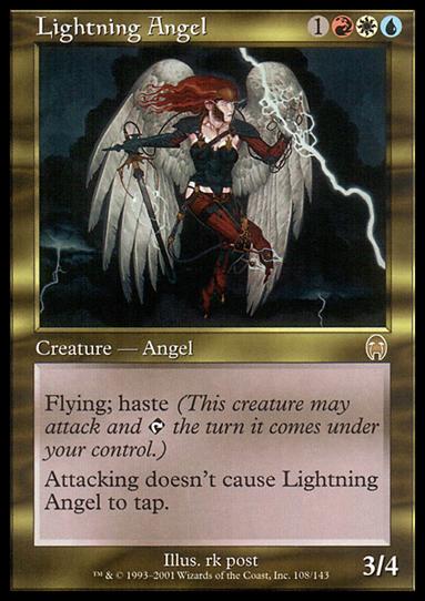 Magic the Gathering: Apocalypse (Base Set) card 108 Lightning Angel