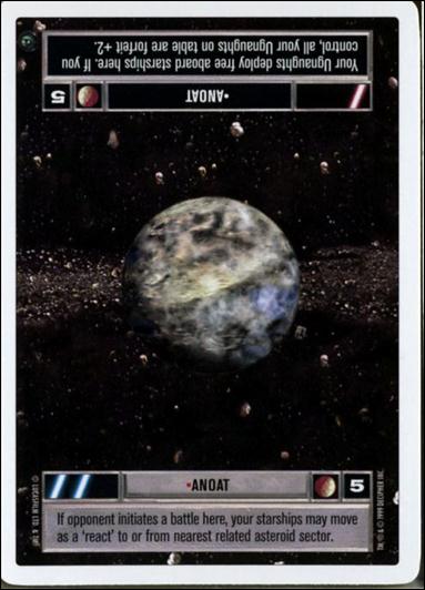 Star Wars: Dagobah Revised (Base Set) card 178 Anoat