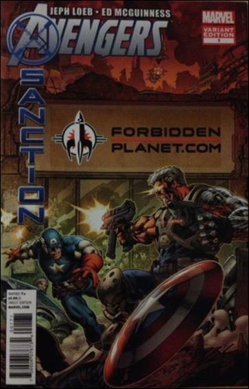 Avengers: X-Sanction issue 1-GG Forbidden Planet Battle Cover 1/500