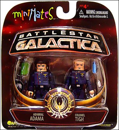Battlestar Galactica Minimates figure 4 Admiral Adama and Colonel Tigh