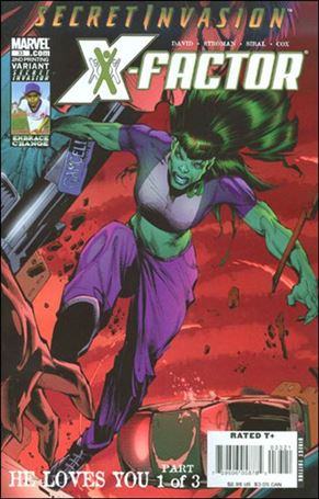 X-Factor (2006) issue 33-B Larry Stroman Cover (2nd Printing)