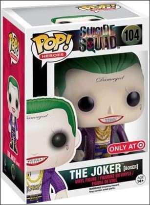 POP! Heroes figure 104 The Joker (Boxer) Target Exclusive