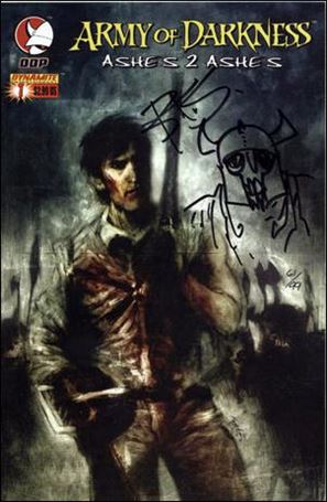 Army of Darkness: Ashes 2 Ashes issue 1-M DF Signed/Remarked by B. Templesmith 1/99