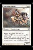 Magic the Gathering: Duel Decks: Knights vs. Dragons (Base Set) card 12 Benalish Lancer