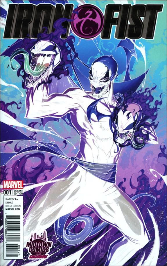 Iron Fist (2017) issue 1-G J. Scott Campbell Midtown Anti-Venomized Cover