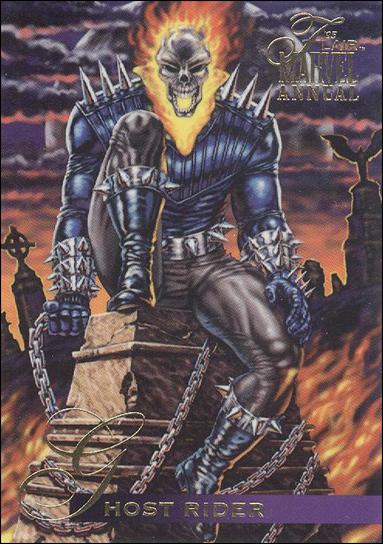 Marvel Annual Flair '95 (Base Set) card 123 Ghost Rider