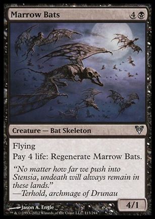 Magic the Gathering: Avacyn Restored (Base Set) card 113 Marrow Bats