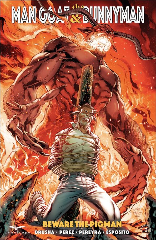 Man Goat & the Bunnyman: Beware the Pigman issue 3-B Igor Vitorino Cover