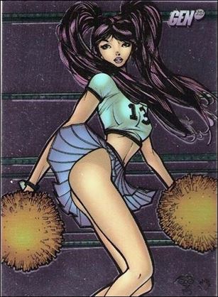 Gen13: Series 1 (Base Set) card 52 Bliss, Bad Girl Cheerleader
