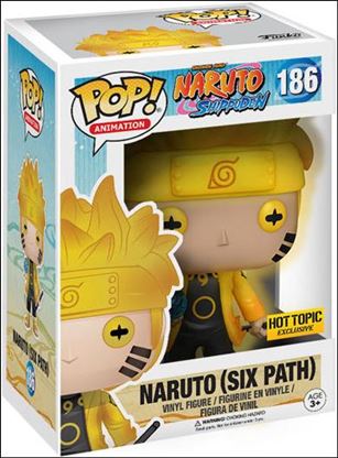 POP! Animation figure 186 Naruto (Six Path) (Glow) Hot Topic Exclusive