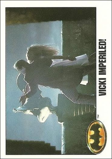 Batman: Series 1 (Base Set) card 125 Vicki Imperiled!