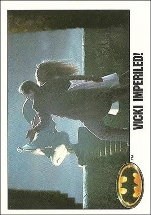 Batman: Series 1 (Base Set) card 125 Vicki Imperiled!