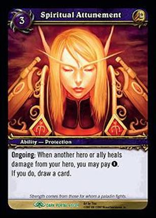 World of Warcraft: Through the Dark Portal (Base Set) card 65 Spiritual Attunement