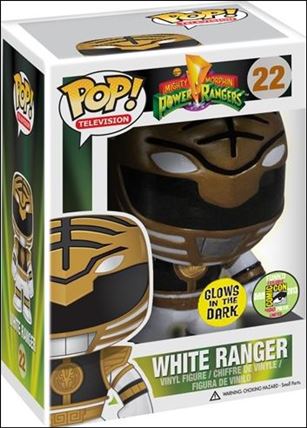 POP! Television figure 22-B White Ranger (Glow-in-the-Dark) SDCC