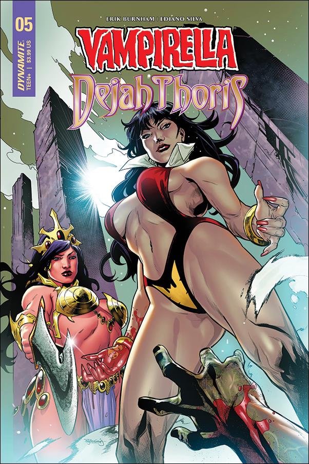 Vampirella/Dejah Thoris issue 5-C Stephen Segovia Cover