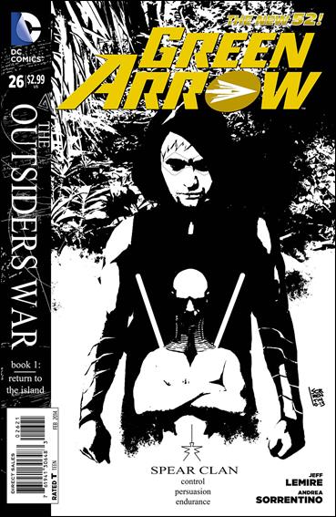 Green Arrow (2011) issue 26-B 1:25 Black and White Cover