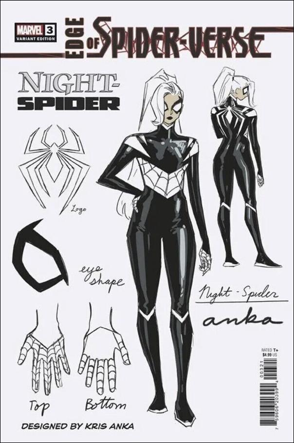Edge of Spider-Verse (2022) issue 3-C Kris Anka 1:10 Design Cover