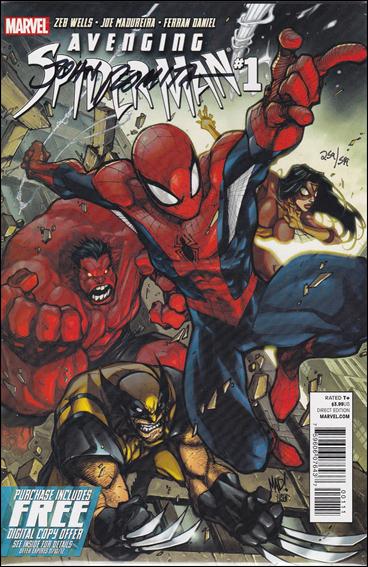 Avenging Spider-Man issue 1-M DF Joe Mad Cover (Signed by John Romita Sr.) 1/599