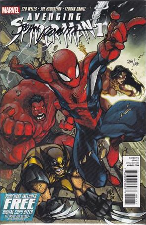 Avenging Spider-Man issue 1-M DF Joe Mad Cover (Signed by John Romita Sr.) 1/599