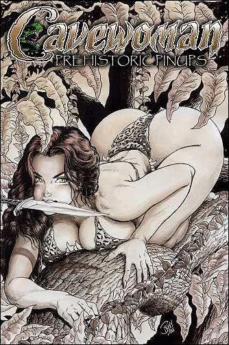 Cavewoman: Prehistoric Pinups issue 1-B Gold Foil Special Edition 1/450